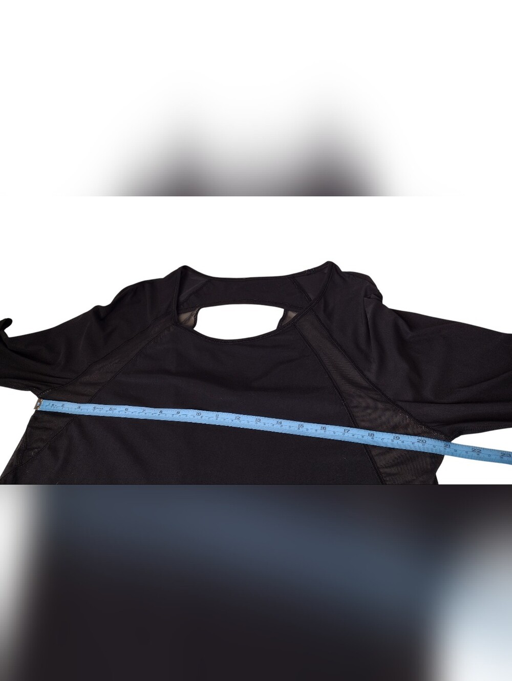 Lululemon Black Lightweight Long Sleeve Athletic Top Sz 10 - Picture 9 of 15